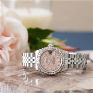 ROLEX ロレックス デイトジャスト 179384G ピンク ゴールドクリスタル メイン