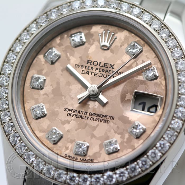 中古)ROLEX ロレックス デイトジャスト 179384G ピンク ゴールド