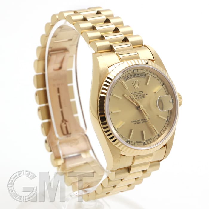 中古)ROLEX ロレックス デイデイト 18238 シャンパン X番（商品ID