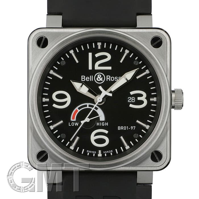 ベル＆ロス Bell＆Ross BR01-97 リザーブ ド マルシェ デイト 自動巻き メンズ _758909