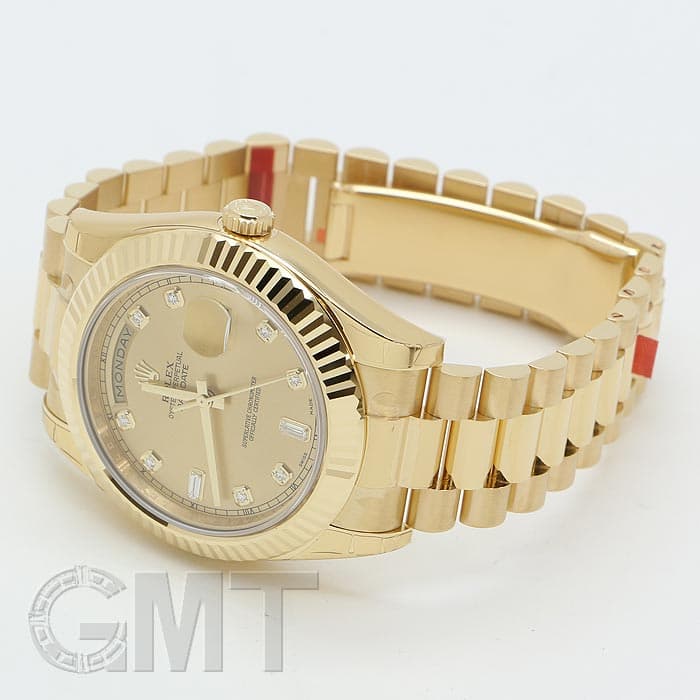 ロレックス　腕時計 未使用)ROLEX ロレックス デイデイトII 218238A シャンパン（商品ID