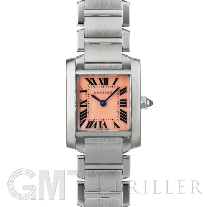 カルティエ タンクフランセーズSM W51028Q3 レディース 腕時計 中古)CARTIER カルティエ タンク フランセーズ SM W51028Q3（商品ID