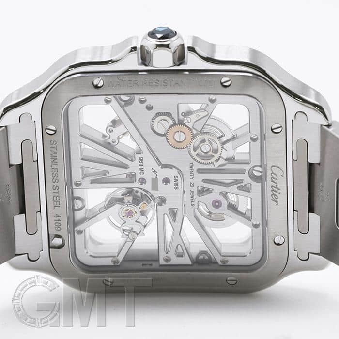 中古)CARTIER カルティエ サントス ドゥ カルティエ スケルトン