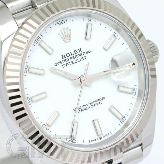 中古)ROLEX ロレックス デイトジャスト 41 126334 ホワイト ジュビリー
