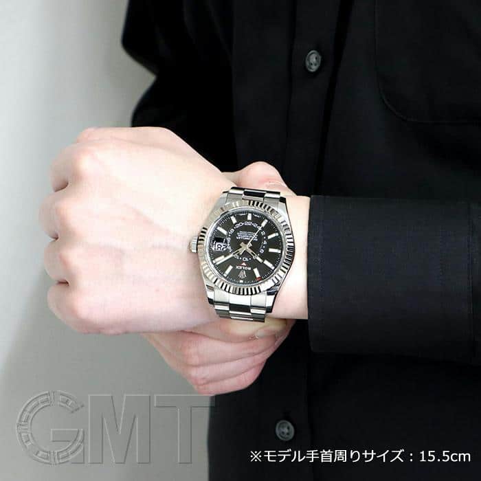 中古)ROLEX ロレックス スカイドゥエラー 326934 ブラック オイスター
