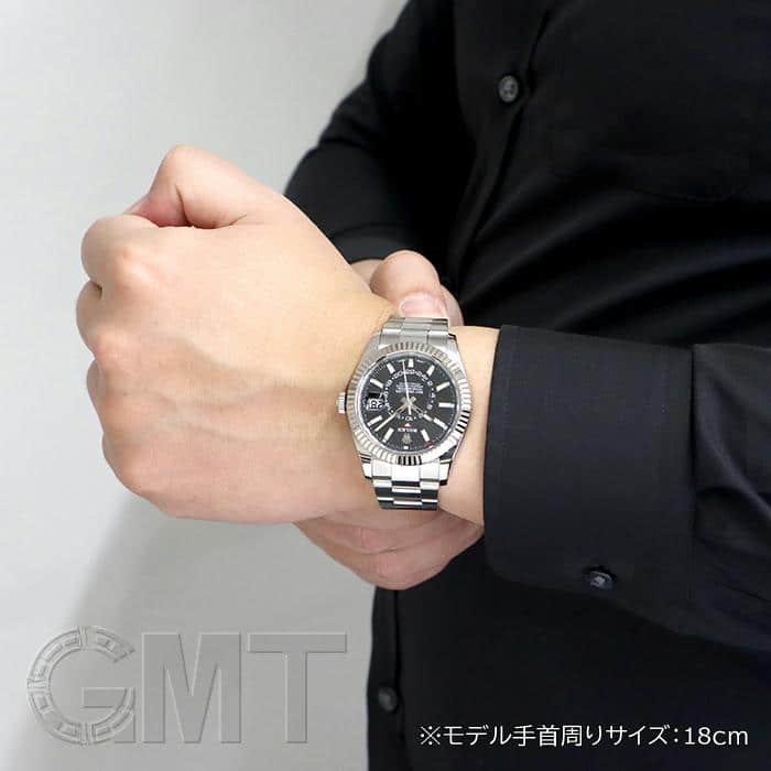 中古)ROLEX ロレックス スカイドゥエラー 326934 ブラック オイスター