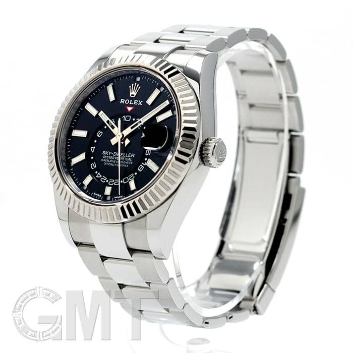 中古)ROLEX ロレックス スカイドゥエラー 326934 ブラック オイスター