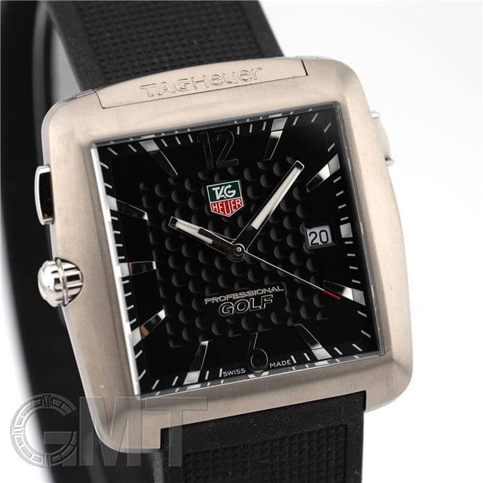 希少✨ タグホイヤー　プロフェッショナル　ブラック980.028 追加4コマ 中古)TAG HEUER タグ・ホイヤー プロフェッショナル ゴルフウォッチ
