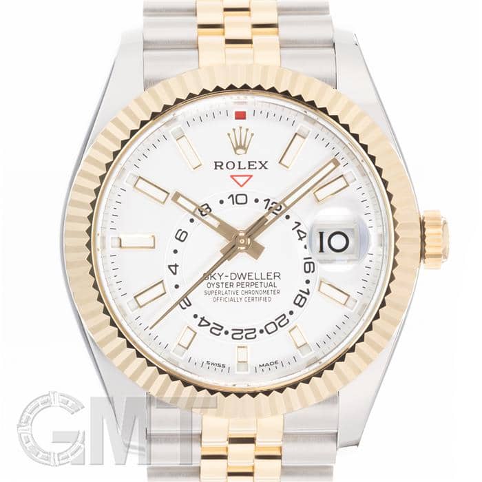Rolex Sky-Dweller 326933 42MM White Dial With Two Tone