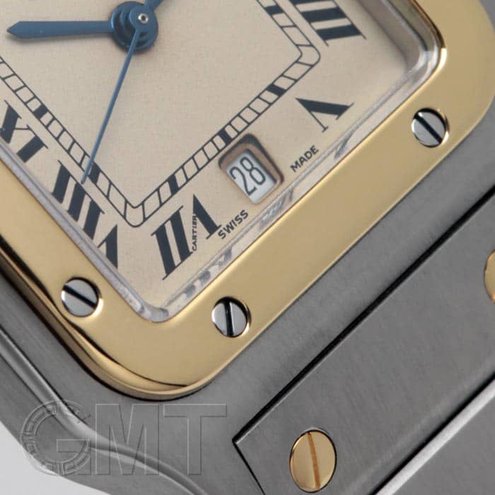中古)CARTIER カルティエ サントス ガルベ LM SS/YG コンビ W20011C4