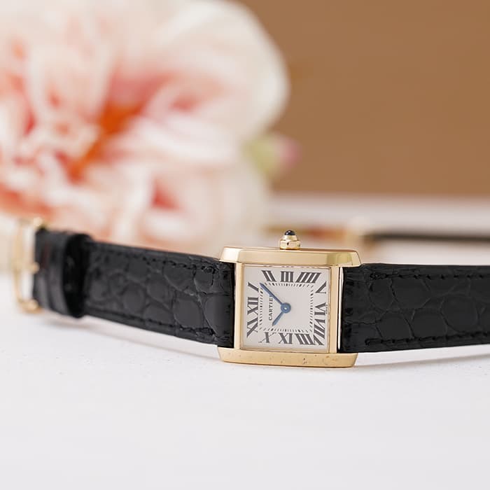 中古)CARTIER カルティエ タンク フランセーズ SM W5000256（商品ID