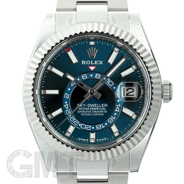 【中古品】ロレックス　スカイドゥエラー　３３６９３４　オイスターブレス 中古)ROLEX ロレックス スカイドゥエラー 336934 ブルー オイスター