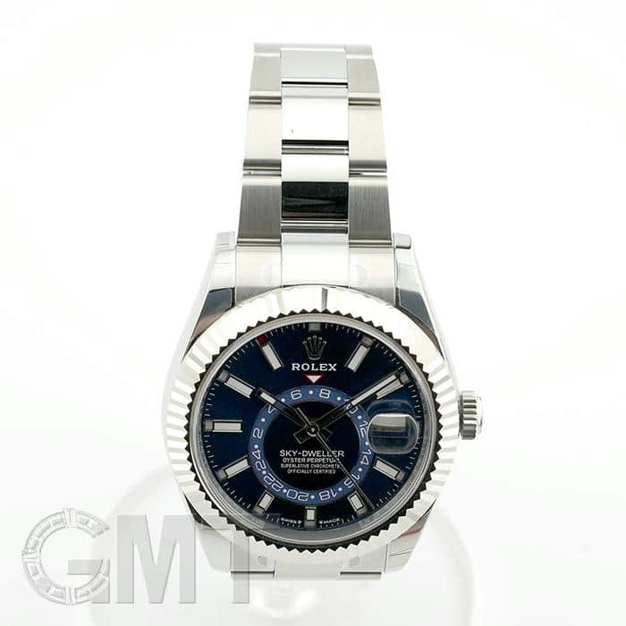 【中古品】ロレックス　スカイドゥエラー　３３６９３４　オイスターブレス 新品)ROLEX ロレックス スカイドゥエラー 336934 ミントグリーン