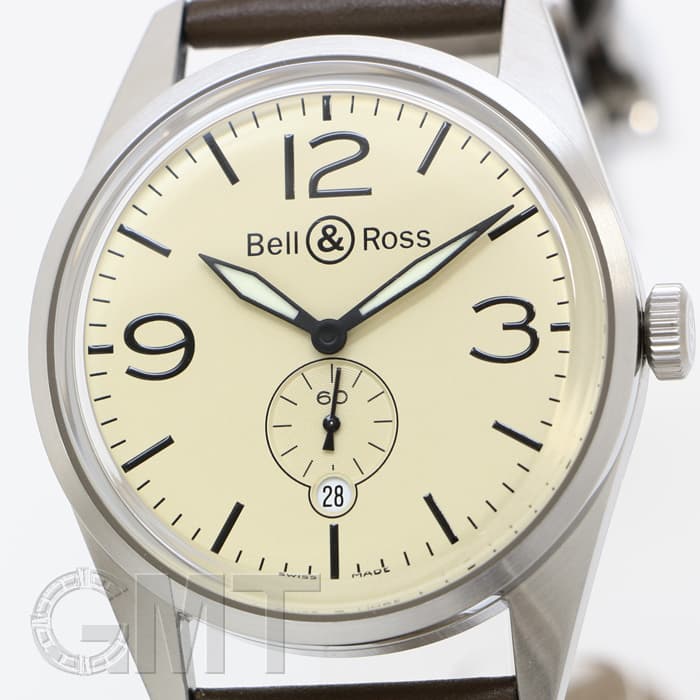 新品)BELL & ROSS ベル&ロス BR 123 オリジナルベージュ BR123-95-SS
