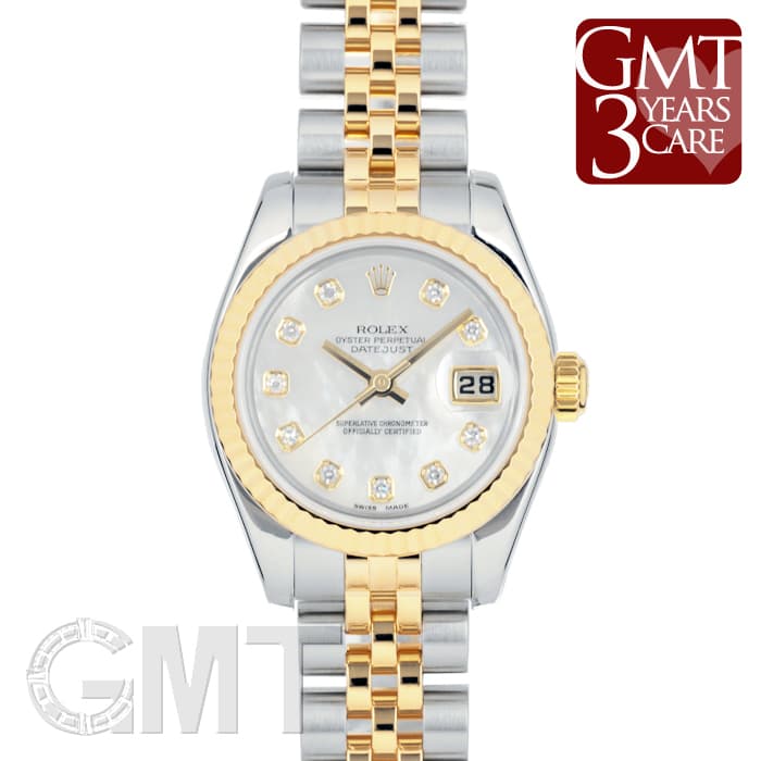 中古)ROLEX ロレックス デイトジャスト 179173NG ホワイト（商品