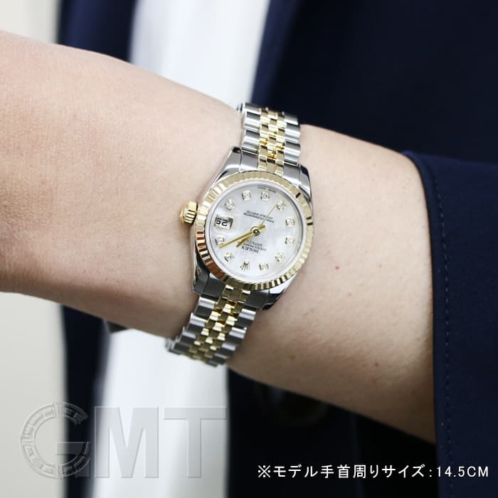 中古)ROLEX ロレックス デイトジャスト 179173NG ホワイト（商品