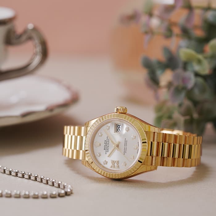 未使用)ROLEX ロレックス デイトジャスト 279178G シルバー スターIX