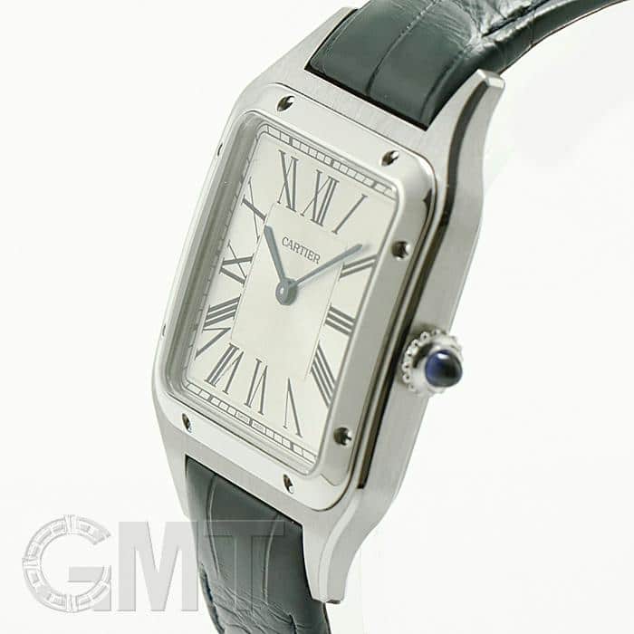 カルティエ サントスドュモン LM　WSSA0022 santos ラージモデル 中古)CARTIER カルティエ サントス デュモン LM クォーツ WSSA0022