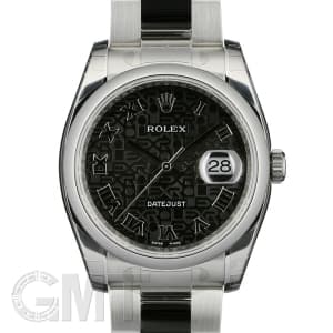 ROLEX ロレックス デイトジャスト 116200 ブラック コンピューター ローマ メイン