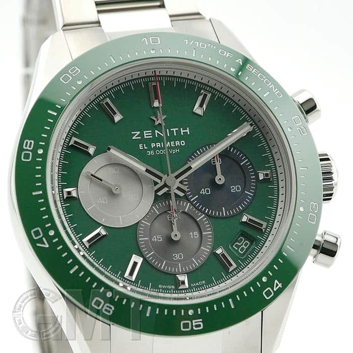 新品)ZENITH ゼニス クロノマスター スポーツ グリーン 03.3119.3600