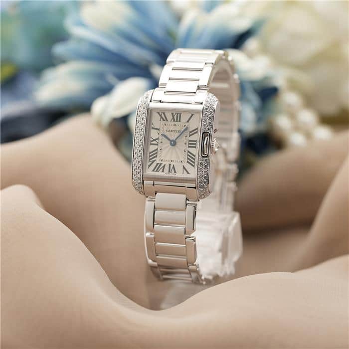 中古)CARTIER カルティエ タンク アングレーズ SM WT100008（商品ID