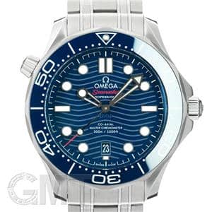 腕時計 オメガ シーマスター ブルー 使用品 メタルバンド