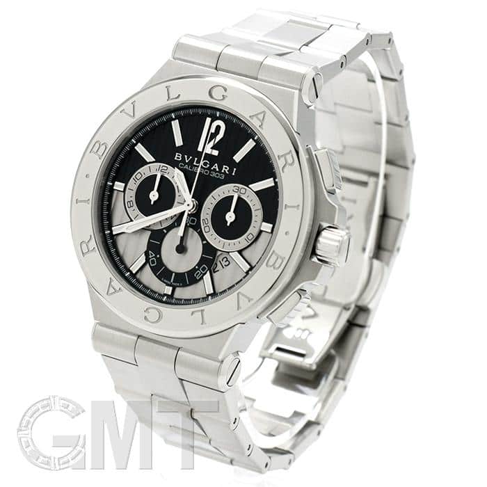 中古)BVLGARI ブルガリ ディアゴノ カリブロ 303 DG42BSSDCH（商品ID 