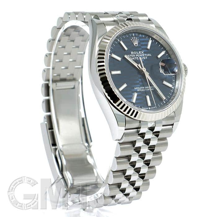 純正！ ROLEX ジュビリーブレス デイトジャスト36 YG/SS C3706 中古)ROLEX ロレックス デイトジャスト 36 126234 フルーテッドブルー