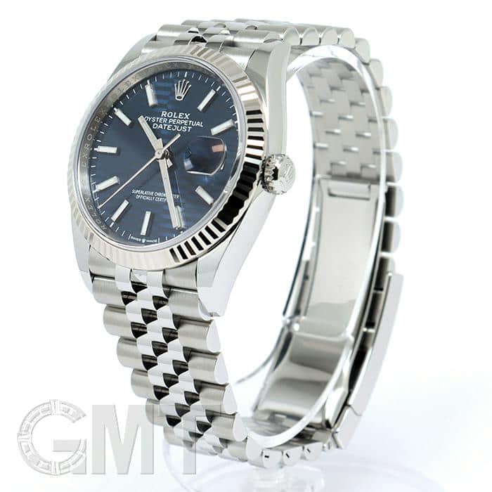 純正！ ROLEX ジュビリーブレス デイトジャスト36 YG/SS C3706 中古)ROLEX ロレックス デイトジャスト 36 126234 フルーテッドブルー