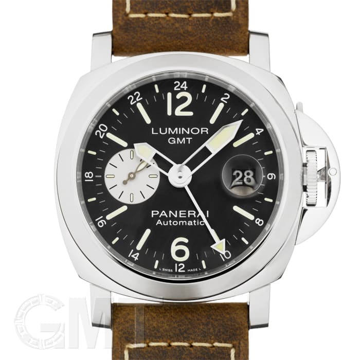 【OH済】 オフィチーネパネライ 【OFFICINE PANERAI】 ルミノール GMT オートマティック アッチャイオ PAM00297 メンズ ブラック ステンレススティール 腕時計 時計 LUMINOR GMT AUTOMATIC ACCIAIO 44MM BLACK SS OP【中古】 新品)OFFICINE PANERAI オフィチーネ パネライ ルミノール GMT