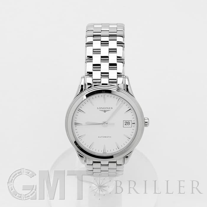 新品)LONGINES ロンジン フラッグシップ ホワイト オート SSブレス L4