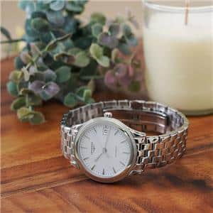 LONGINES ロンジン フラッグシップ ホワイト オート SSブレス L4.774.4.14.6 メイン
