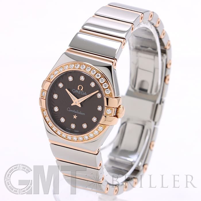中古 オメガ OMEGA 123.25.24.60.63.001 ブラウン /ダイヤモンド レディース 腕時計 中古)OMEGA オメガ コンステレーション 123.25.24.60.63.001（商品ID