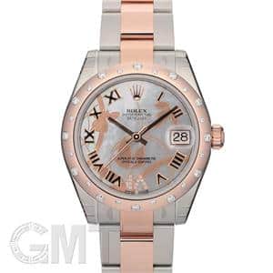 ROLEX ロレックス デイトジャスト 178341 ゴールドダストドリーム VI/ベゼルダイヤ ローマ ホワイトシェル メイン