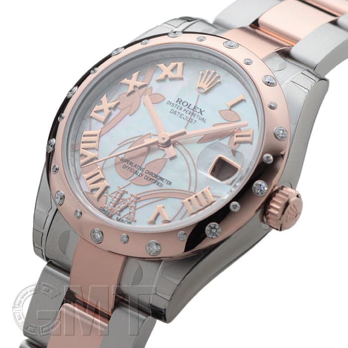 ROLEX ロレックス ウォッチ デイトジャスト OY 時計 178341 腕時計
 K18ピンクゴールド K18PG/ステンレススチール K18PG ピンクフラワー 自動巻き レディース【中古】 178341 ロレックス(ROLEX) デイトジャスト VIダイヤ チョコレート