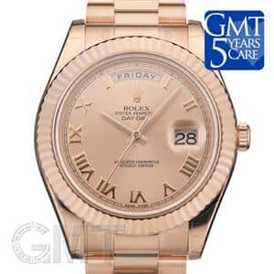 ROLEX ロレックス デイデイトII 218235 ピンク ローマ メイン