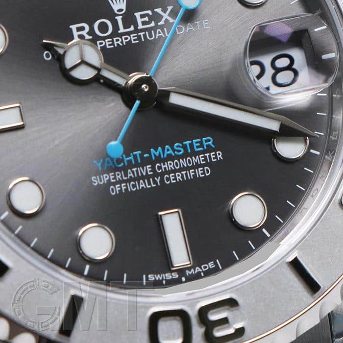 新品)ROLEX ロレックス ヨットマスター 37 268622 ダークロジウム ノー