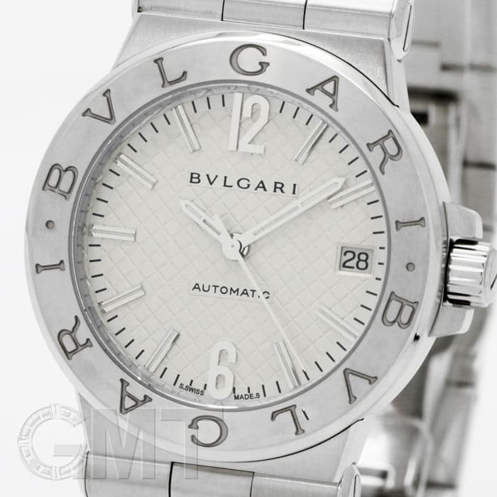 新品)BVLGARI ブルガリ ディアゴノ 35mm シルバー DG35C6SSD（商品ID