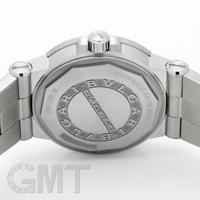 新品)BVLGARI ブルガリ ディアゴノ 35mm シルバー DG35C6SSD（商品ID