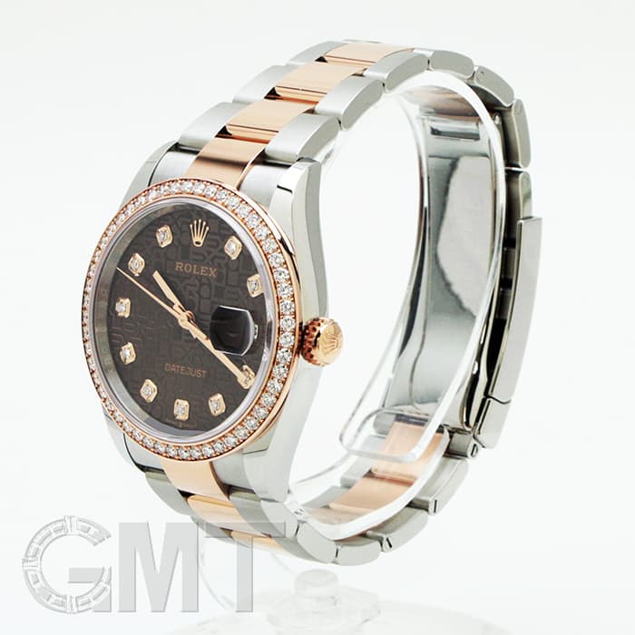 新品)ROLEX ロレックス デイトジャスト 36 126281RBR チョコレート