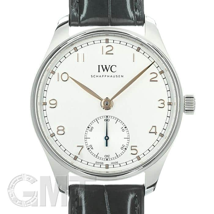 【113708】IWC インターナショナルウォッチカンパニー  IW358303 ポルトギーゼ オートマチック40 シルバーダイヤル SS/レザー（クロコ） 自動巻き ギャランティーカード 純正ボックス 腕時計 時計 WATCH メンズ 男性 男 紳士