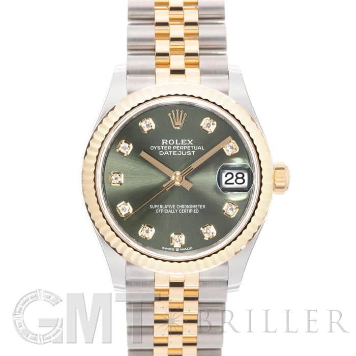 ROLEX ロレックス デイトジャスト 31 278273G オリーブグリーン ジュビリーブレスレット