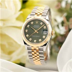 ROLEX ロレックス デイトジャスト 31 278273G オリーブグリーン ジュビリーブレスレット メイン