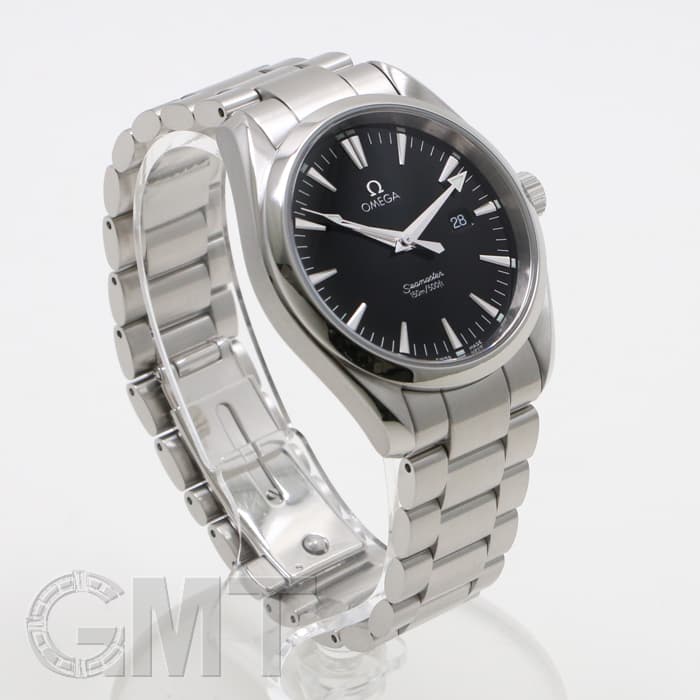 美品 オメガ 2517.50 OMEGA Seamaster オメガ / OMEGA シーマスター アクアテラ クォーツ 2517.50 ブラック