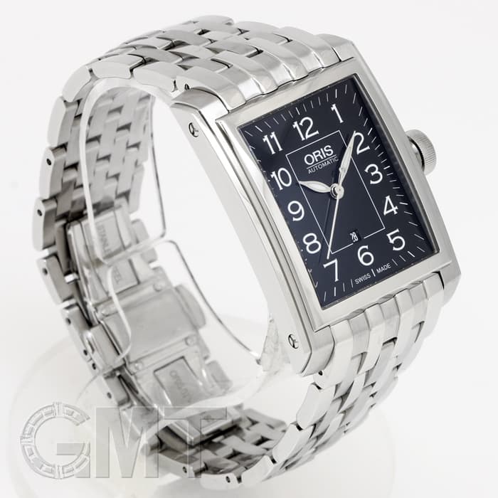新品)ORIS オリス レクタンギュラー デイト 561 7657 4034M ブラック