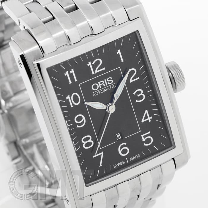 オリス　マイルズ　レクタンギュラー　デイデイト HA-6654| オリス レクタンギュラー デイト Ref.7526 SS シースルー