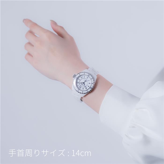 中古)CHANEL シャネル J12 H0970 ホワイトセラミック 38mm（商品ID