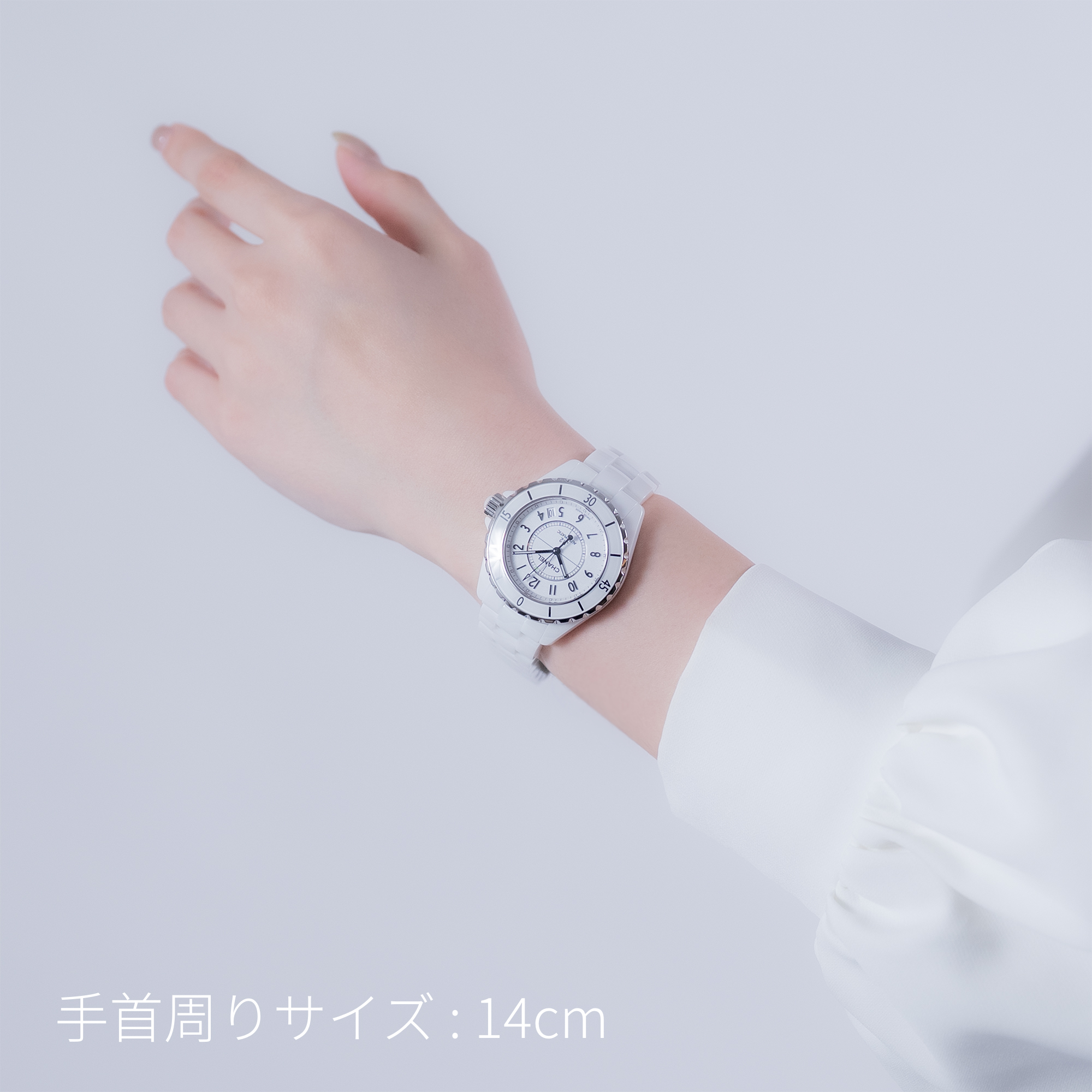 中古)CHANEL シャネル J12 H0970 ホワイトセラミック 38mm（商品ID