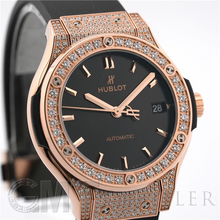 新品)HUBLOT ウブロ クラシック フュージョン キングゴールド パヴェ