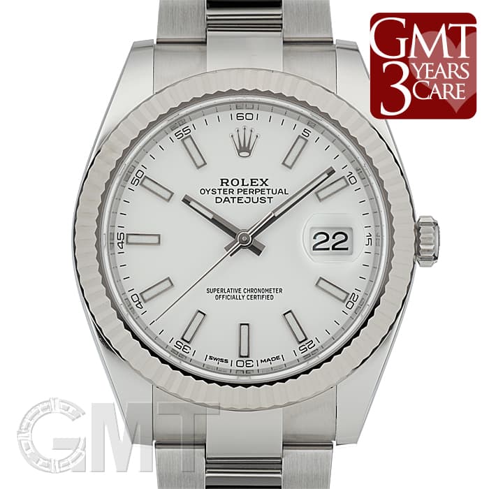 中古)ROLEX ロレックス デイトジャスト 41 126334 ホワイト オイスター